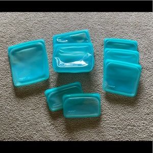 (8) Stasher Bags Aqua